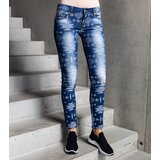 Gemre Blue slim jeans with Meladia pattern | shoptok.hr