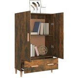  Komoda boja dimljenog hrasta 70 x 31 x 115 cm konstruirano drvo | shoptok.hr