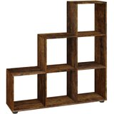  Regal za knjige u obliku stepenica boja hrasta 107 cm drveni | shoptok.hr