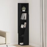  Kutni ormarić Crna 27,5x27x140cm Konstruirano drvo | shoptok.hr