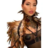 Feather Shoulder Wrap Natural