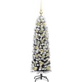 vidaXL Umestno božično drevo Zelena 150 cm PVC in Jeklo in Plastika | Shoptok.si