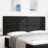  Uzglavlje Crna 200 cm Baršun | shoptok.hr