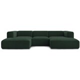 Bobochic Paris Tamno zelena kutna garnitura od bouclé tkanine (u obliku slova "U") Zephyr – | shoptok.hr