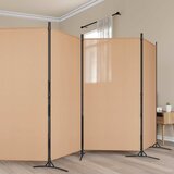  5-Panelni Pregrađivač Bež 433 x 180 cm Tkanina | shoptok.hr