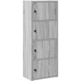 Maison Chic Knjižna omara - Knjižni regal siva sonoma 40x24x102 cm inženirski les, (21725457) Cene