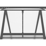  Rastlinjak z okvirjem antracit 445x169x195 cm aluminij | Shoptok.si