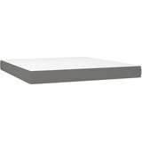  Krevet box spring s madracem LED tamnosivi 160x200 cm tkanina | shoptok.hr