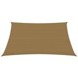  The Living Store Senčno jadro 160 g/m² taupe 5x5 m HDPE - Senčno Jadro, (21497247) | Shoptok.si