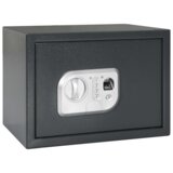 vidaXL Elektronska digitalna blagajna z dnom prsta 25x35x25 cm Jeklo | Shoptok.si