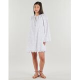 Michael Kors Kratke obleke V NECK DRESS Bela | Shoptok.si