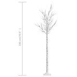  Božićno drvce 200 LED žarulja 1,8 m hladne bijele izgled vrbe | shoptok.hr