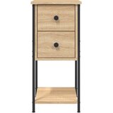  Noćni ormarići 2 kom boja hrasta 32x42x70 cm konstruirano drvo | shoptok.hr