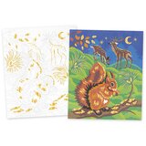Janod bojanka po brojevima sa bojama na bazi vode forest animals | shoptok.hr