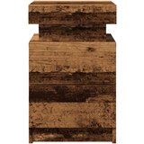 vidaXL Noćni ormarići 2 kom s LED boja staro drvo 35x39x55 cm drveni | shoptok.hr