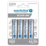  Polnilne baterije EVERACTIVE AA, 4/1 2000 Silver line