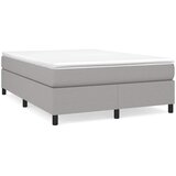  Krevet box spring s madracem svjetlosivi 140x200 cm od tkanine | shoptok.hr