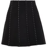Trendyol Black Stone Accessory Mini Skater/Knitted Waistcoat Knitted Skirt | Shoptok.si