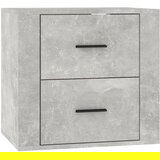 Maison Chic Stenska Nočna omarica - Nočna miza betonsko siva 50x36x47 cm, (21690021) | Shoptok.si