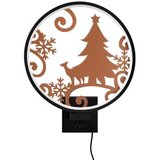  zidna lampa, crno-bakrena | Eponuda.ba