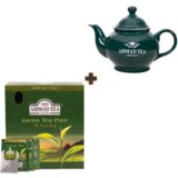 Ahmad Tea čajnik zeleni, 445 ml + Čaj Green Tea Pure 100 kesica cene