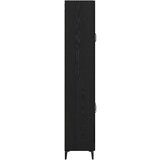  Kuhinjski ormarić Zidne Crni hrast 69 5 x 34 x 180 cm Konstruirano drvo | shoptok.hr