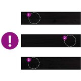  Okenske police 2 kosa temno rjava 70x15x2 cm trdna hrastovina | Shoptok.si