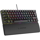 Rampage Tastatura gaming PLOWER K60 Black US Layout Wrist Support Blue Switch Gaming Keyboard, 37257 | Eponuda.ba