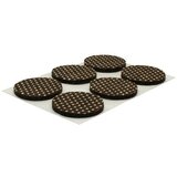 Wagner System Komplet podstavkov iz filca (12 kos, Ø x V: 2,8 mm x 0,3 cm, Rjave barve) Cene