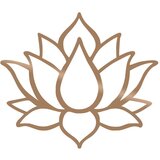 Wallity Zidni ukras u zlatnoj boji Lotus Cijene