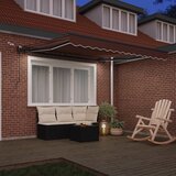 Tenda na automatsko uvlačenje s LED smeđa 300 x 250 cm | Eponuda.com