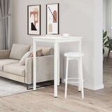  Stol za bar Bijelo 110 x 55 x 105 cm Čvrsto borovo drvo | shoptok.hr