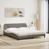  Krevet s madracem Dover smeđesivi 180x200 cm tkanina | shoptok.hr