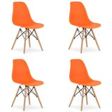 OSKAR osaka stolica narandžasta /set 4 komada | ePonuda.com