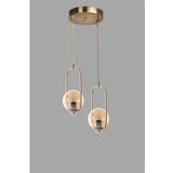 Opviq Ahu 2 Li Tepsili Bal Camlı Eskitme Sarkıt Copper Chandelier | ePonuda.com