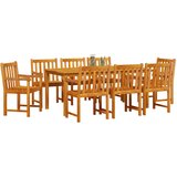  Vrtni set za objed 9 pcs Smeđa Čvrsto drvo akacije | Eponuda.com