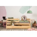 Adeko Dječji krevet od masivnog bora s prostorom za odlaganje 90x140 cm u prirodnoj boji Mila CPD – | shoptok.hr