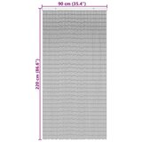 vidaXL Zavjesa za vrata protiv insekata Otisak palme 90x220 cm bambus | shoptok.hr