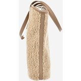 Big Star beige shopper bag with sheepskin | Shoptok.si