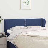  Vzglavje z ušesi moder 147x23x78/88 cm blago, (20739050) | Shoptok.si