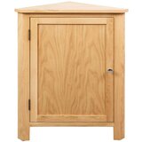  Kotna omarica 59x45x80 cm trdna hrastovina, (20706049) | Shoptok.si