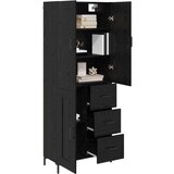  Kuhinjski ormarić Zidne Crni hrast 69 5 x 34 x 180 cm Konstruirano drvo | shoptok.hr