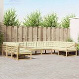 Set vanjskih sofa 7 pcs Čvrsto drvo akacije | shoptok.hr
