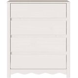  Komoda Drammen Bijelo 76,5 x 40 x 91 cm Čvrsto borovo drvo | shoptok.hr