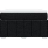  Krevet s oprugama i madracem crni 120 x 200cm od tkanine | shoptok.hr