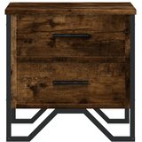  Noćni ormarići 2 kom boja hrasta 40x41x40 cm konstruirano drvo | shoptok.hr