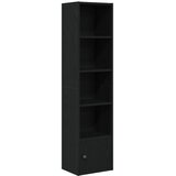  Regal za knjige crni hrasta 31x24x127 cm od konstruiranog drva | shoptok.hr