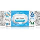 GOWipes Baby 100% Cotton Biodegradable dječje nježne vlažne maramice za osjetljivu kožu 0+ 50 kom | shoptok.hr