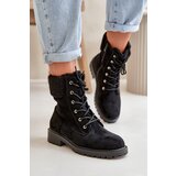 Boto Women's Lined Workery Boots with Zip Black Mivael | Shoptok.si