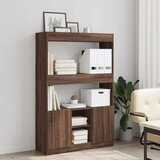  Visoka komoda boja hrasta 92x33x140 cm od konstruiranog drva | shoptok.hr